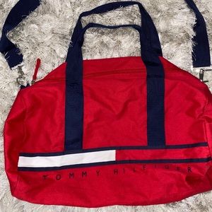 Tommy Hilfiger Red Duffle Bag